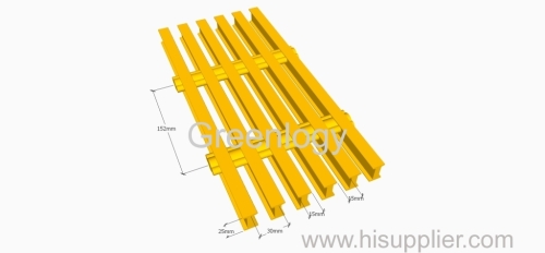 Glass fiber reinforced plastic Pultruded Grating