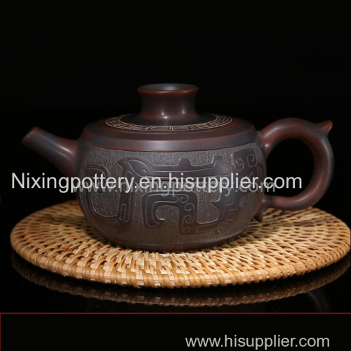 Chinese Qinzhou Nixing Pottery Large Capacity Purple Clay Pot Pure Handmade Maestro Kungfu Tea Pot