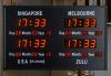 Singapore Project of Led digital clock 2.3inch for indoor