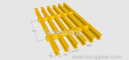 Glass fiber reinforced plastic Pultruded Grating