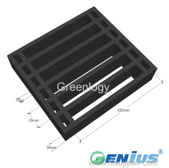 Glass fiber reinforced plastic molding grating