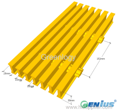 Glass fiber reinforced plastic Pultruded Grating