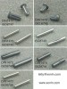 Countersunk head grooved pins