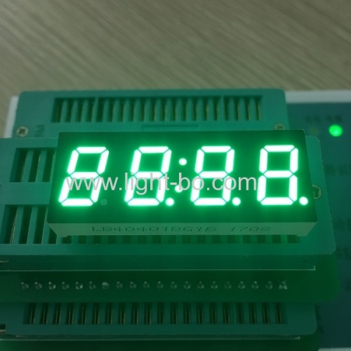 Ultra bright blue 0.4  4 Digit 7 Segment LED Display common cathode for digital timer and temperature indicator
