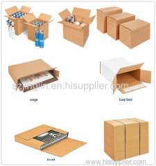 Custom Corrugated Pads Heavy Duty Mailers Bulk Cargo Easy-Fold Mailers Wine Shipper Box Multi-depth Storage Side Leaders