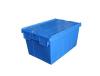 Heavy duty plastic logistic storage containers for transporting
