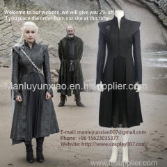 MANLUYUNXIAO 2017 New Movie Game of Thrones Mother of Dragons Cosplay Costume