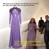 MANLUYUNXIAO Movie Inhumans Medusa Cosplay Costume Women Dress With Cape Custom Made