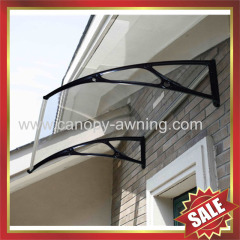 Metal awning/canopy with cast aluminium arm-excellent waterproofing product