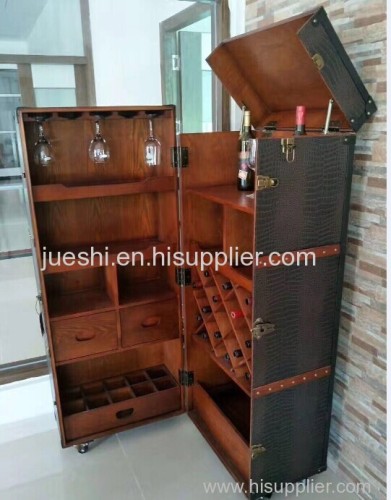 2017 NEW STYLE TEAK WOOD FURNITURE WINE CABINETS