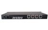 4 channel 3G-SDI video+ XLR Broadcast balanced audio Intercom to fiber converter