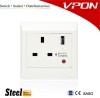 13A BS socket with USB