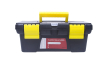 Plastic tool box with interlayer