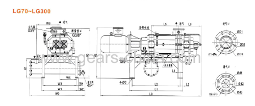 dry screw vacuum pump with best price/bomba de vacio lpg transfer pump electric submersible pump