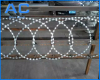 Hot dipped galvanized razor wire