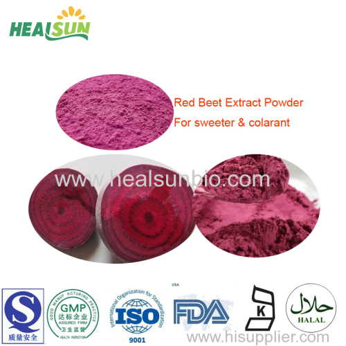 Red Beet Extract Powder for Red Colarant and sweeter