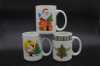 decal Christmas porcelain coffee mug gift product promotion can be OEM