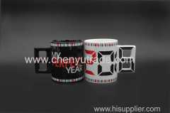 decal porcelain coffee mug gift product promotion can be OEM