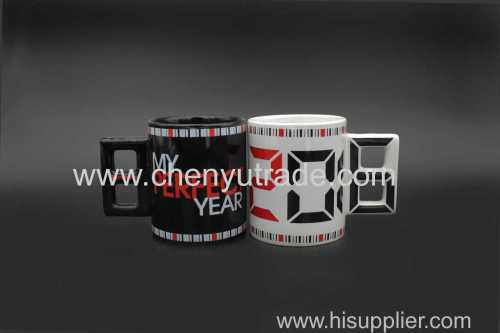 decal porcelain coffee mug gift product promotion can be OEM