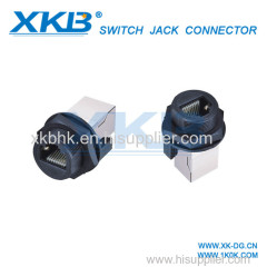 XKB brand waterproof plug round waterproof and dustproof RJ45 female
