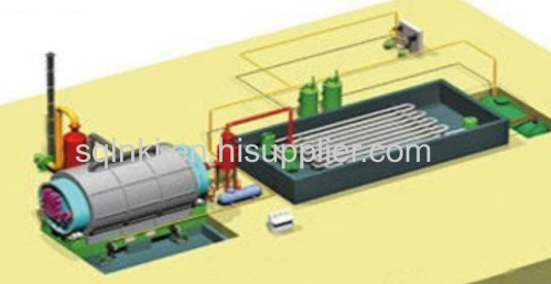 Waste Tyre Pyrolysis Machine