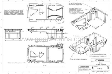 Oil Pan Engine Oil Sump 1L5Z6675BA or 1L5Z-6675-BA