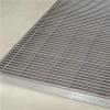 Wedge wire flat panel