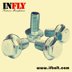 Hex Flange bolts DIN6921 Hexagon head flange bolt-Infly Fasteners