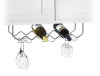 Under Cabinet Wire Wine Glass Holder Wine Bottle Rack