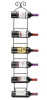 Decrative 6 Bottle Wall Mounted Metal Wire Wine Rack