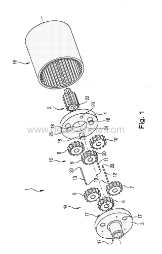 electric machine part small gear planet carrier