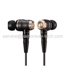 JVC Hi-Res HA-FX1200 Audio Wood Dome Unit In-Ear Noise Cancelling Headphones Earphones Black