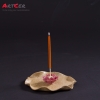 ODM & OEM Handmade Customized Ceramic Antique Court Style Lotus Pattern Incense Stick Holder for Home Decoration