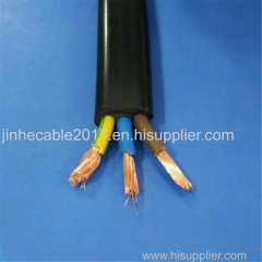 flat submersible pump cable / 3 Core water resistant Flat Cable