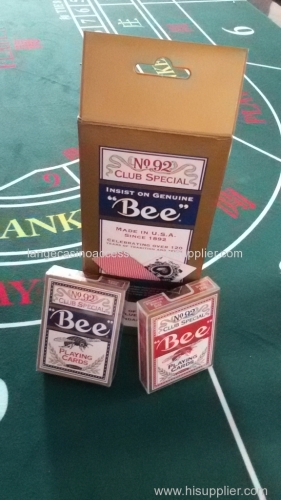Casino Bee Playing Cards Custom Design Black-core Decks 144 sets