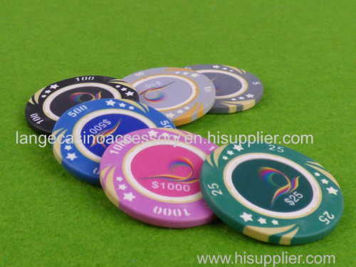 Luxury Casino Poker Chips For Texas / Baccarat / entertainment