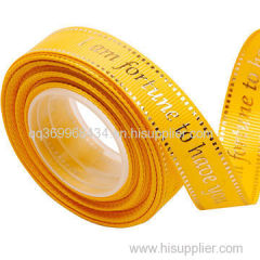 cheap customized printed colourful satin ribbons for packing gift and decoration
