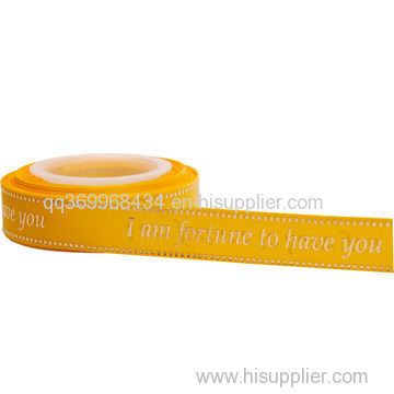  printed ribbon with custom design for decoration