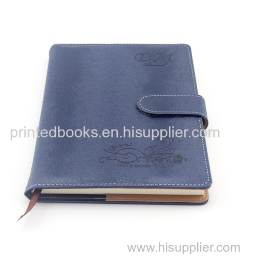 Custom Hardcover PU Leather Notebook Journals Printing