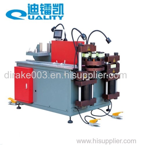 Hydraulic copper busbar machine