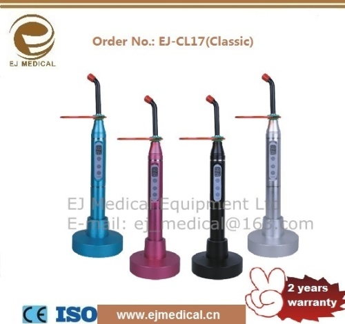 Dental colorful wireleess/wire led curing light EJ Medical
