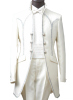 Ivory Casual Men's Suits Tuxedo Suit 4 Piece