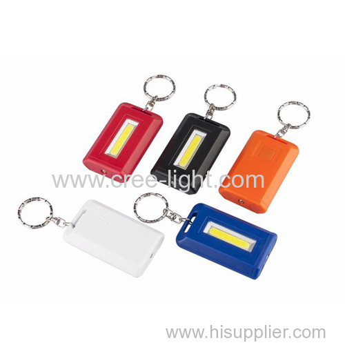 promotional gift COB LED Mini Flashlight pocket Keychain Light