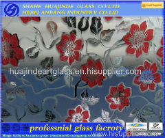 ice flower decorative glass shahe decorative glass