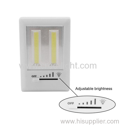 Brightness Adjustable dimming COB LED Wall Mount Light Switch