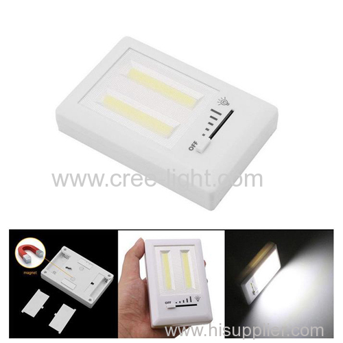 Brightness Adjustable dimming COB LED Wall Mount Light Switch