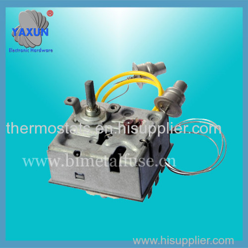 Capillary liquid thermostat switch