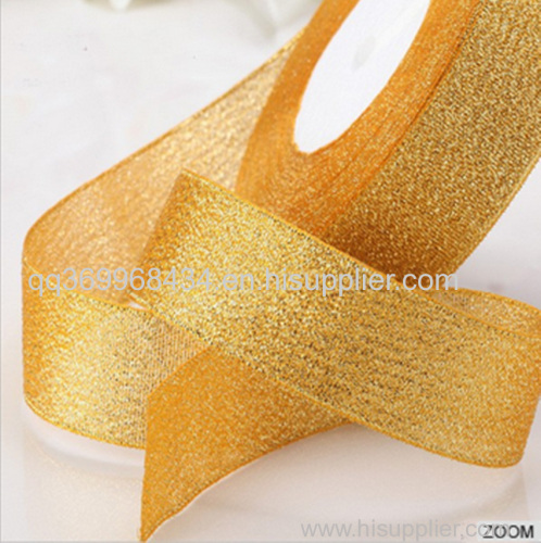  Standard Thermal Transfer Printed Metallic Glitter Polyester Christmas Decoration Ribbon for Zebra Printer