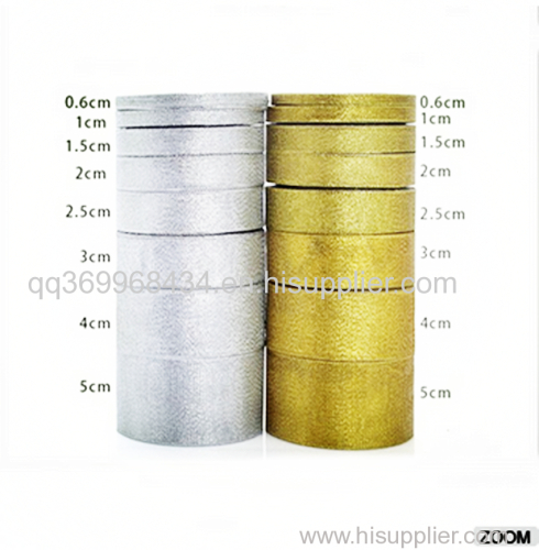  Standard Thermal Transfer Printed Metallic Glitter Polyester Christmas Decoration Ribbon for Zebra Printer