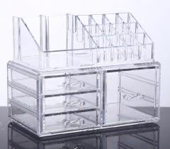 Pure Acrylic Cosmetic and Jewelry Organizer Storage Display Box